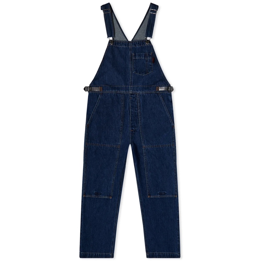 Gramicci Women's Blue Denim Overalls U.S. M- Asia L